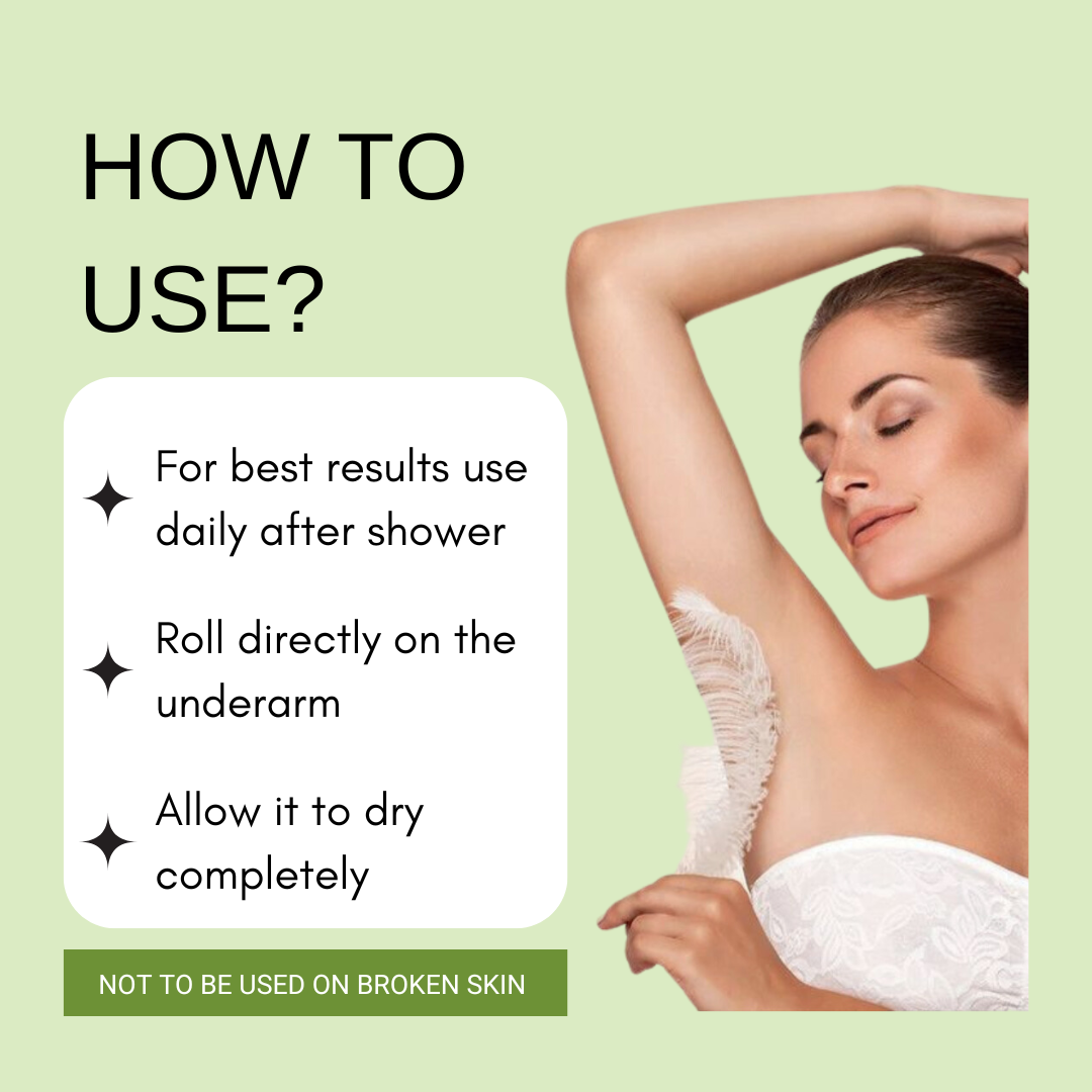 Cucumber and Mint Underarm Roll-On 50ML