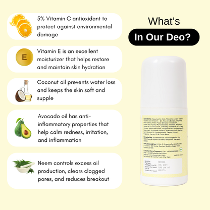 Citrus Lemon Underarm Roll-On 50ML